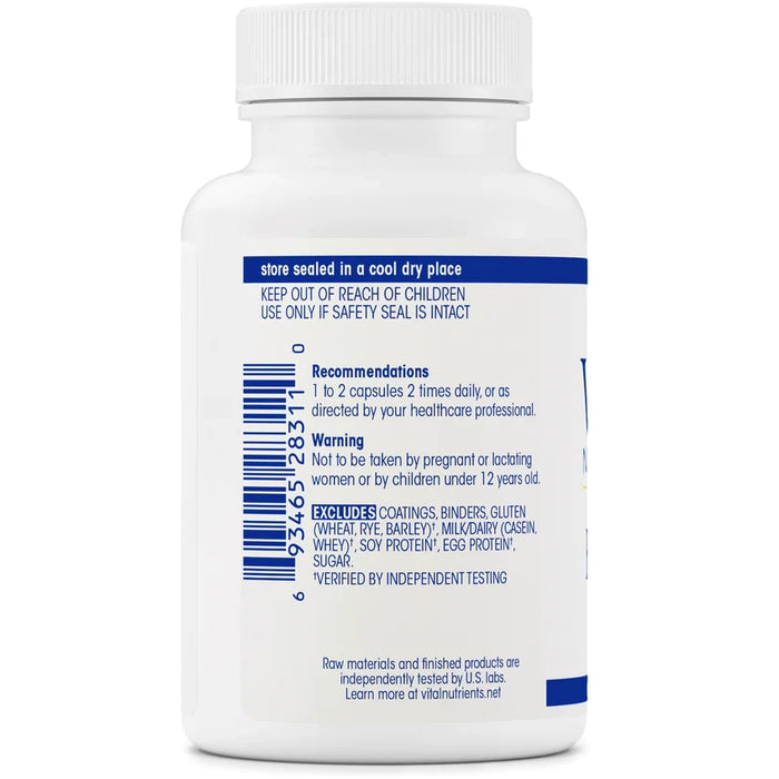 Berberine (500 mg) (60 Capsules)-Vitamins & Supplements-Vital Nutrients-Pine Street Clinic