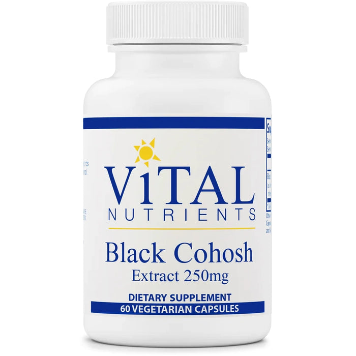 Black Cohosh Extract 250 mg (60 Capsules)-Vitamins & Supplements-Vital Nutrients-Pine Street Clinic