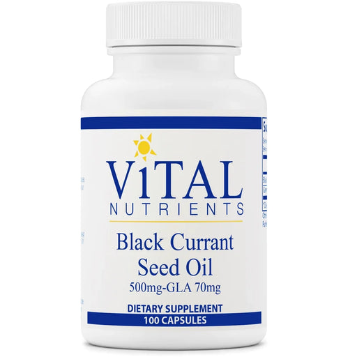 Black Currant Seed Oil (100 Capsules)-Vitamins & Supplements-Vital Nutrients-Pine Street Clinic