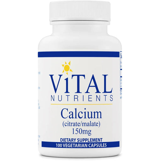 Calcium (citrate/malate) (150 mg) (100 Capsules)-Vitamins & Supplements-Vital Nutrients-Pine Street Clinic