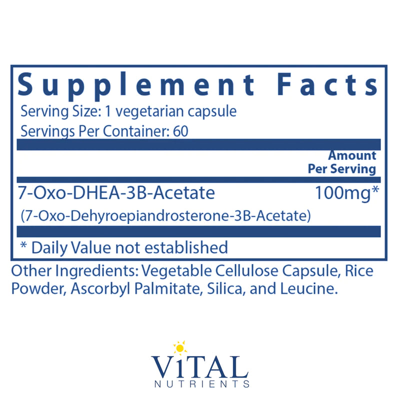 7-Keto DHEA 100 mg (60 Capsules)