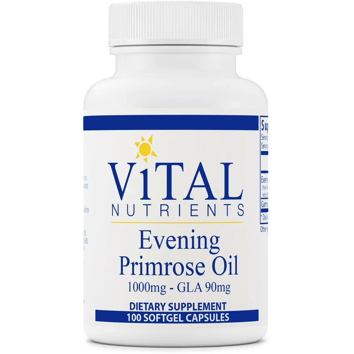 Evening Primrose Oil-Vitamins & Supplements-Vital Nutrients-100 Softgels-Pine Street Clinic