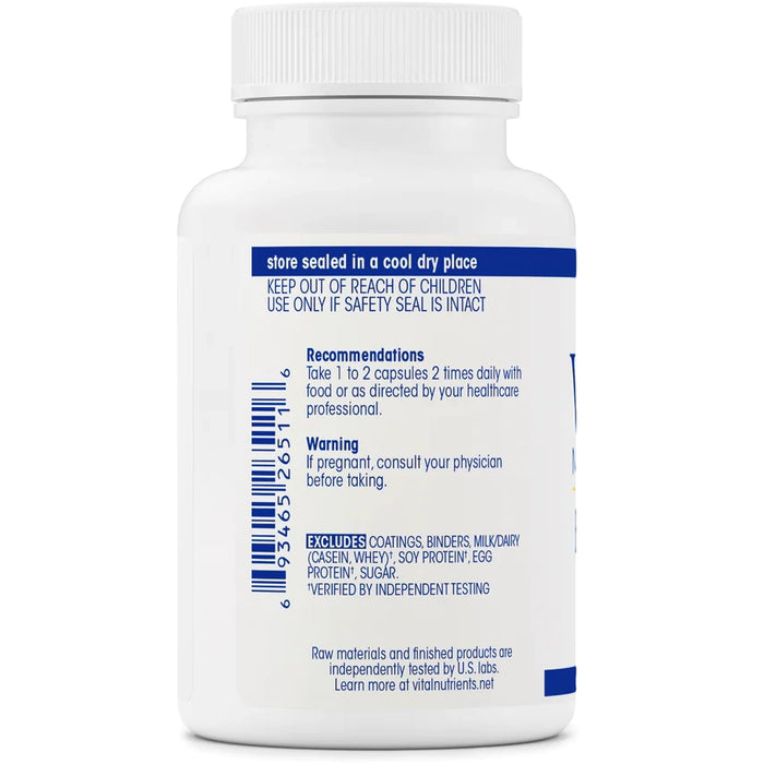 Flax Lignan SDG (60 Capsules)-Vitamins & Supplements-Vital Nutrients-Pine Street Clinic