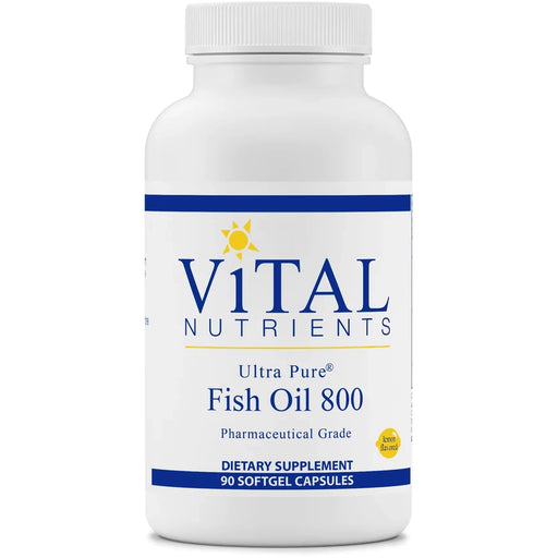 Ultra Pure Fish Oil 800 Lemon (90 Softgels)-Vitamins & Supplements-Vital Nutrients-Pine Street Clinic