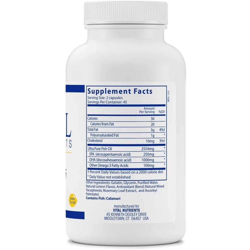 Ultra Pure Fish Oil 675 (90 Softgels)