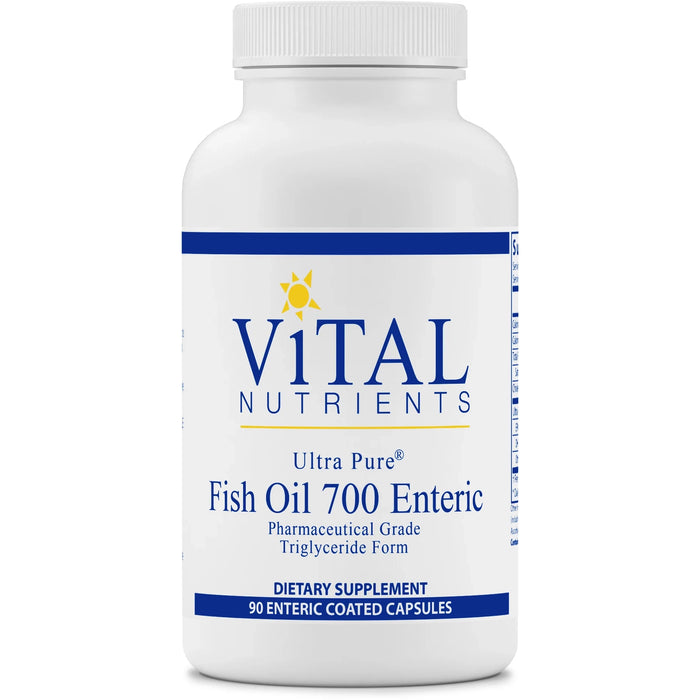 Ultra Pure Fish Oil 700-Vitamins & Supplements-Vital Nutrients-90 Enteric Capsules-Pine Street Clinic