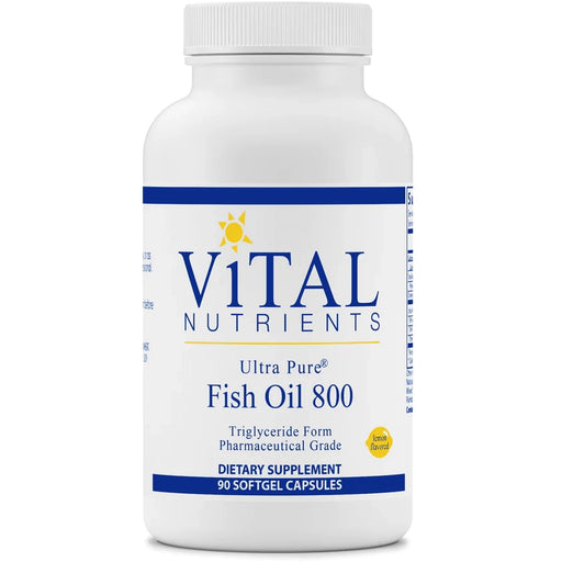 Ultra Pure Fish Oil 800 TG (90 Softgels)-Vitamins & Supplements-Vital Nutrients-Pine Street Clinic