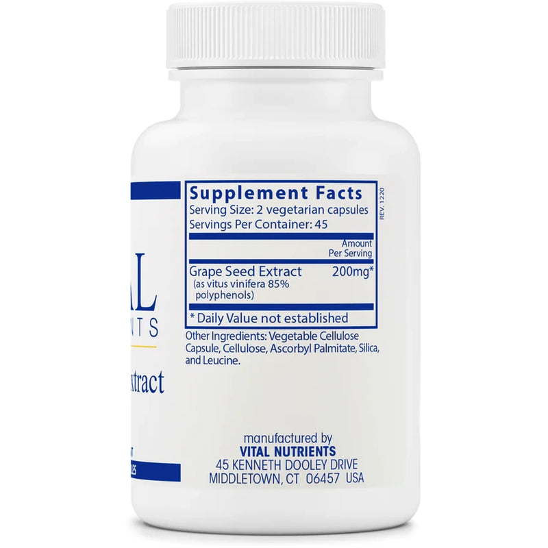 Grape Seed Extract 100 mg (90 Capsules)
