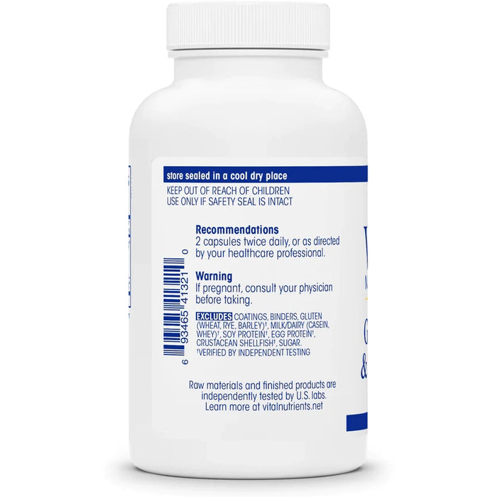 Glucosamine & Chondroitin (120 Capsules)-Vitamins & Supplements-Vital Nutrients-Pine Street Clinic
