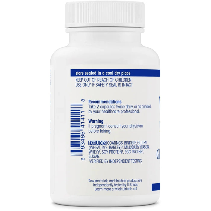 Glucosamine Sulfate Veg 750 mg (120 Capsules)-Vitamins & Supplements-Vital Nutrients-Pine Street Clinic
