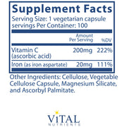 Iron Plus C (100 Capsules)