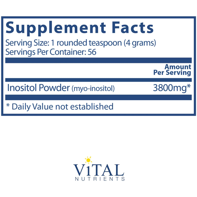 Inositol Powder (225 Grams / 7.94 Ounce Powder)