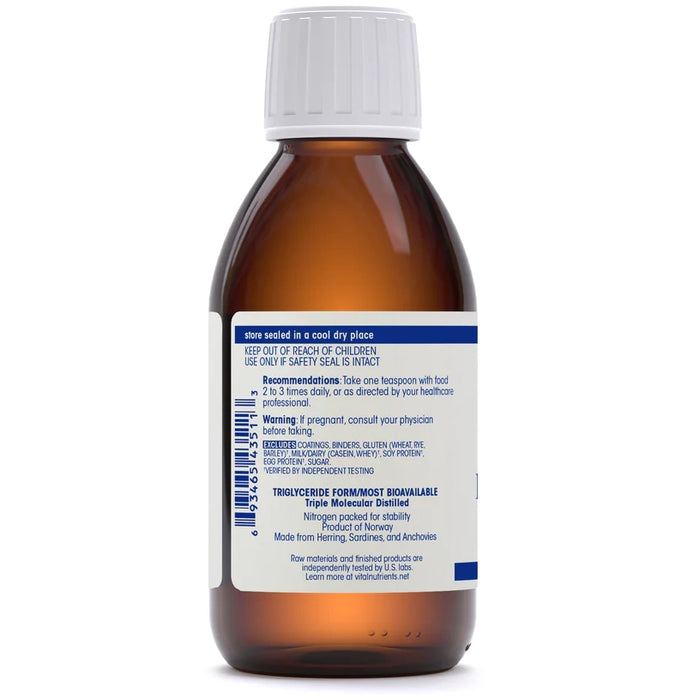 Vital Nutrients - Ultra Pure Fish Oil 1400 - 200 ml Liquid — Pine