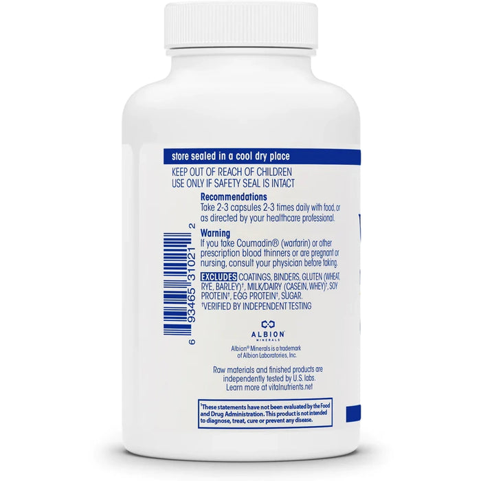 Osteo-Nutrients (w Vit K2-7) (180 Capsules)-Vitamins & Supplements-Vital Nutrients-Pine Street Clinic