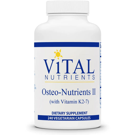 Osteo-Nutrients II (w Vit K2-7) (240 Capsules)-Vitamins & Supplements-Vital Nutrients-Pine Street Clinic