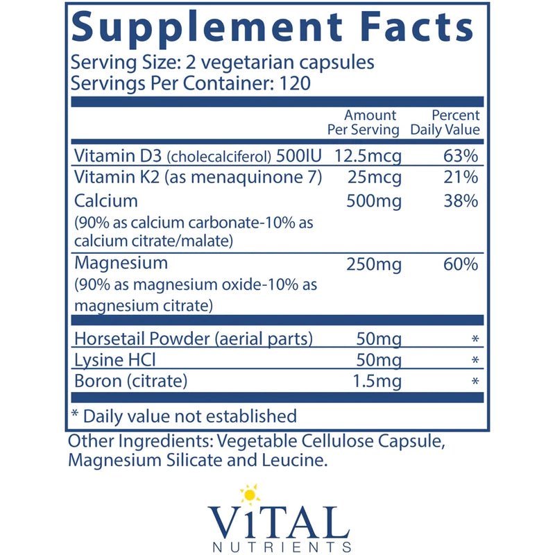Osteo-Nutrients II (w Vit K2-7) (240 Capsules)