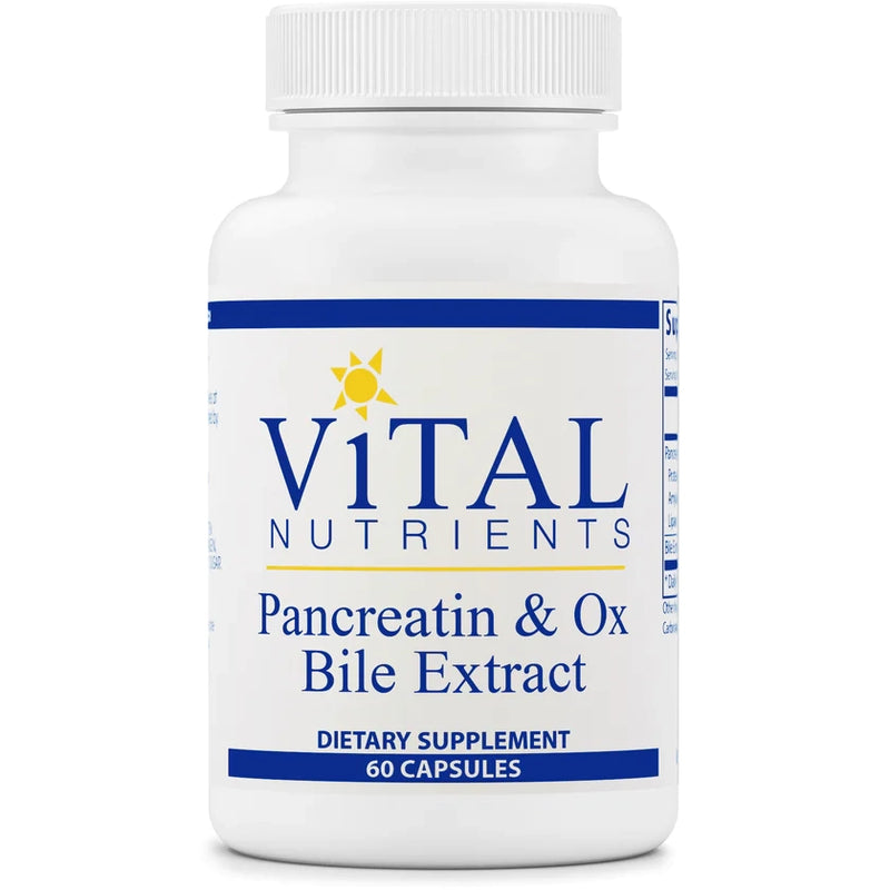 Pancreatin & Ox Bile Extract (60 Capsules)