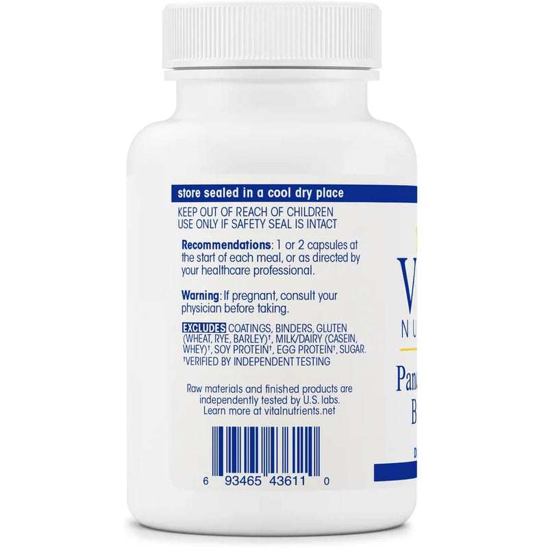 Pancreatin & Ox Bile Extract (60 Capsules)