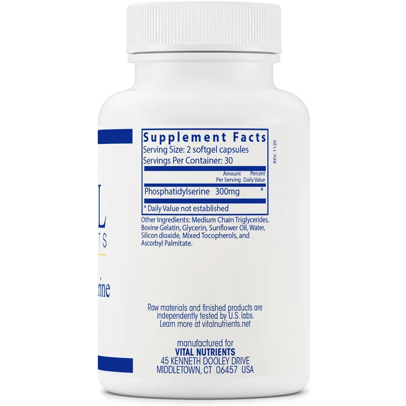 Phosphatidylserine 150 mg (60 Softgels)
