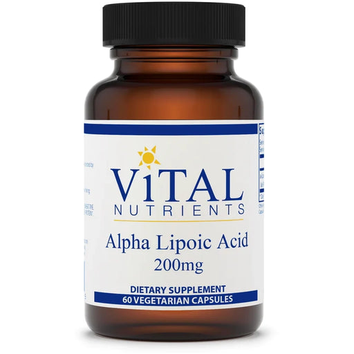 Alpha Lipoic Acid 200mg (60 Capsules)-Vital Nutrients-Pine Street Clinic