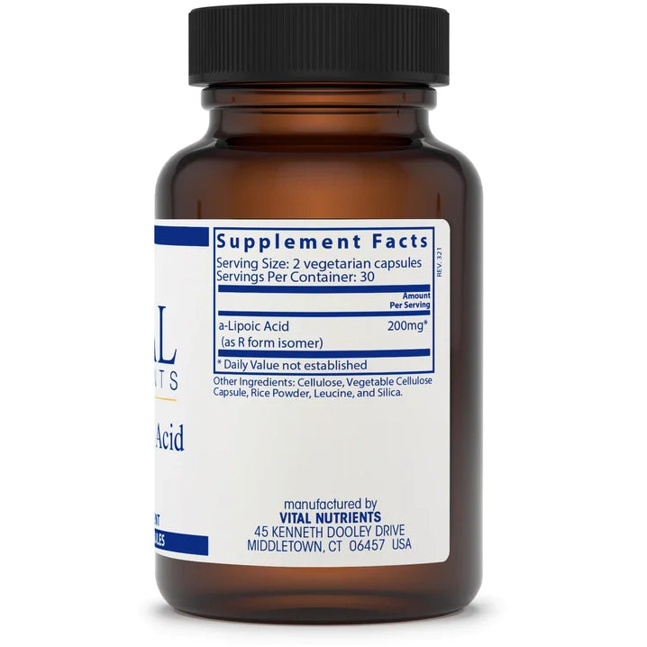 Alpha Lipoic Acid 200mg (60 Capsules)