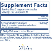 Schisandra Extract 1000 mg (90 Capsules)