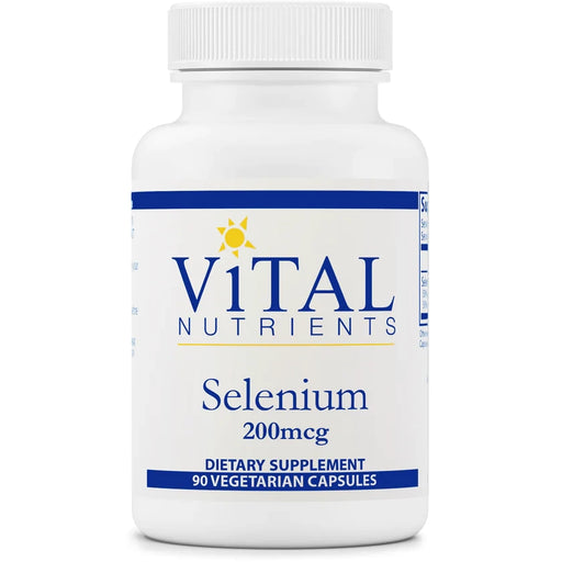 Selenium 200 mcg (90 Capsules)-Vitamins & Supplements-Vital Nutrients-Pine Street Clinic
