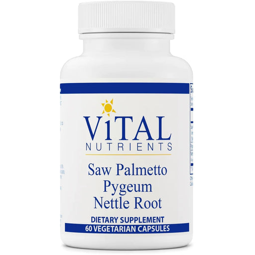Saw Palmetto Pygeum Nettle Root (60 Capsules)-Vitamins & Supplements-Vital Nutrients-Pine Street Clinic