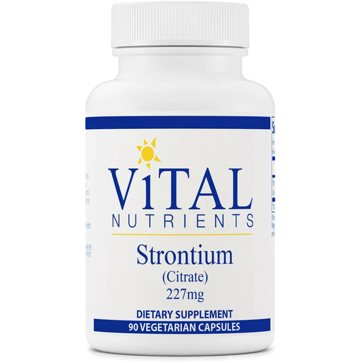 Strontium (Citrate) 227 mg (90 Capsules)-Vitamins & Supplements-Vital Nutrients-Pine Street Clinic