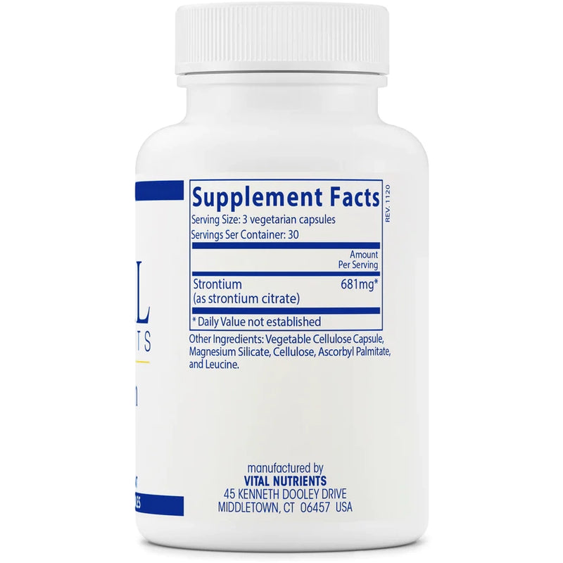 Strontium (Citrate) 227 mg (90 Capsules)