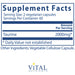 Taurine 1000 mg (120 Capsules)-Vitamins & Supplements-Vital Nutrients-Pine Street Clinic