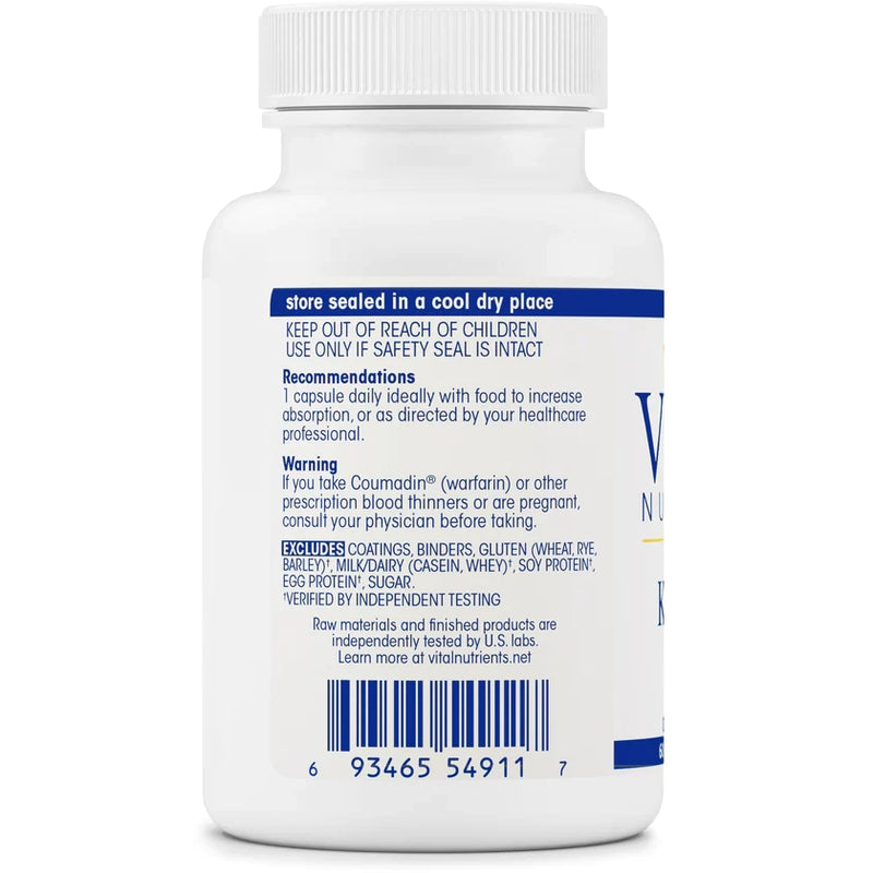 K2-7 + D3 (60 Capsules)