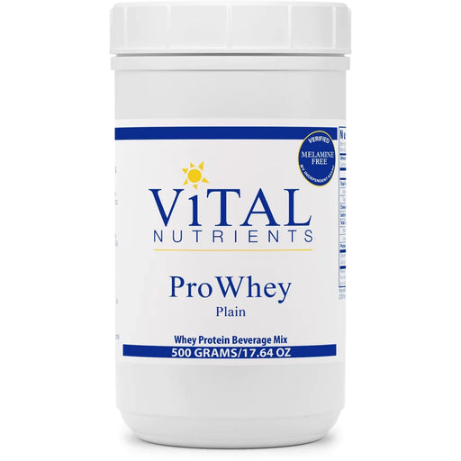 Pro Whey Plain (500 Grams / 17.64 Ounces Powder)-Vitamins & Supplements-Vital Nutrients-Pine Street Clinic