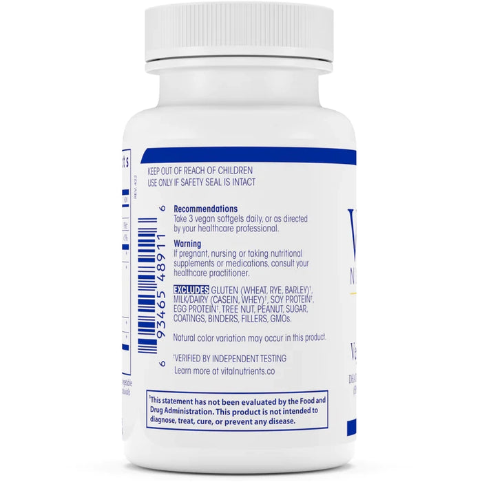 Vegan Omega SPM+ (90 Softgels)-Vitamins & Supplements-Vital Nutrients-Pine Street Clinic