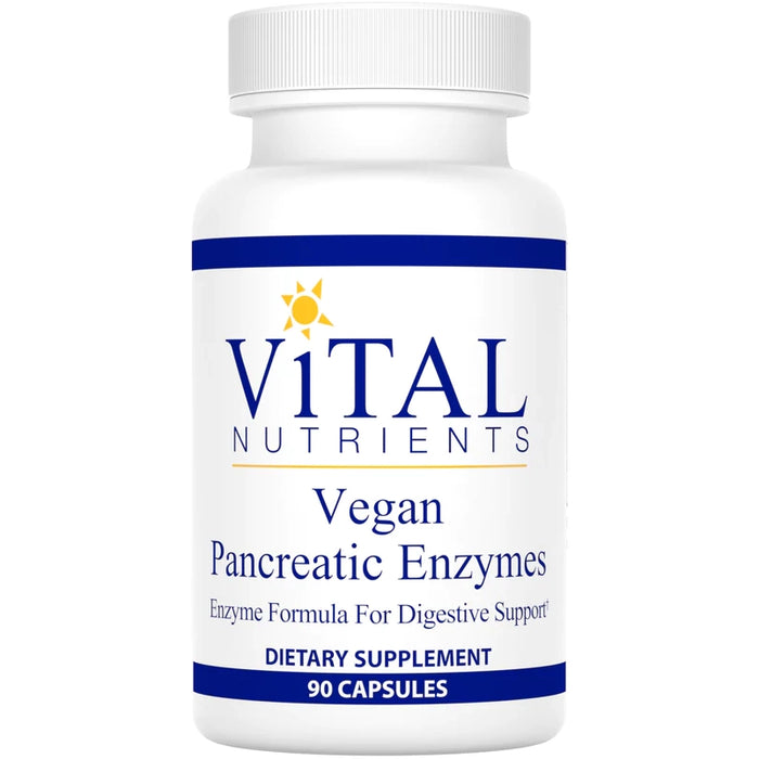 Vital Nutrients - Vegan Pancreatic Enzymes - 90 Capsules — Pine Street ...