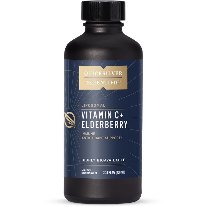 Liposomal Vitamin C + Elderberry (100 ml)-Quicksilver Scientific-Pine Street Clinic