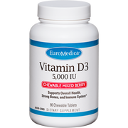 Vitamin D3 (5,000 IU) (Chewable Mixed Berry Flavor) (90 Chew Tablets)