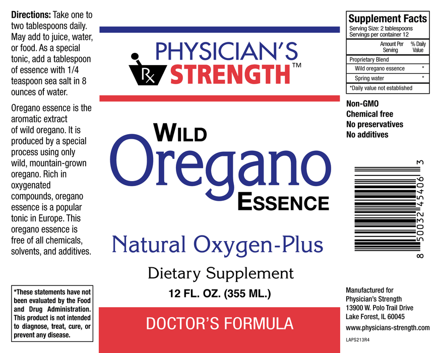 Wild Oregano Essence (12 Fluid Ounces)