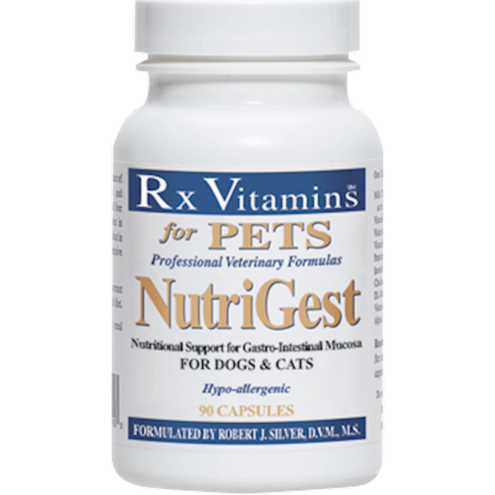 NutriGest for Dogs & Cats-Vitamins & Supplements-Rx Vitamins for Pets-90 Capsules-Pine Street Clinic