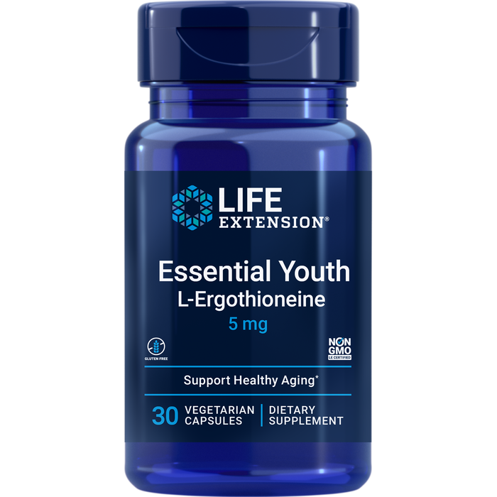 Essential Youth L-Ergothioneine (5 mg) (30 Capsules)-Vitamins & Supplements-Life Extension-Pine Street Clinic