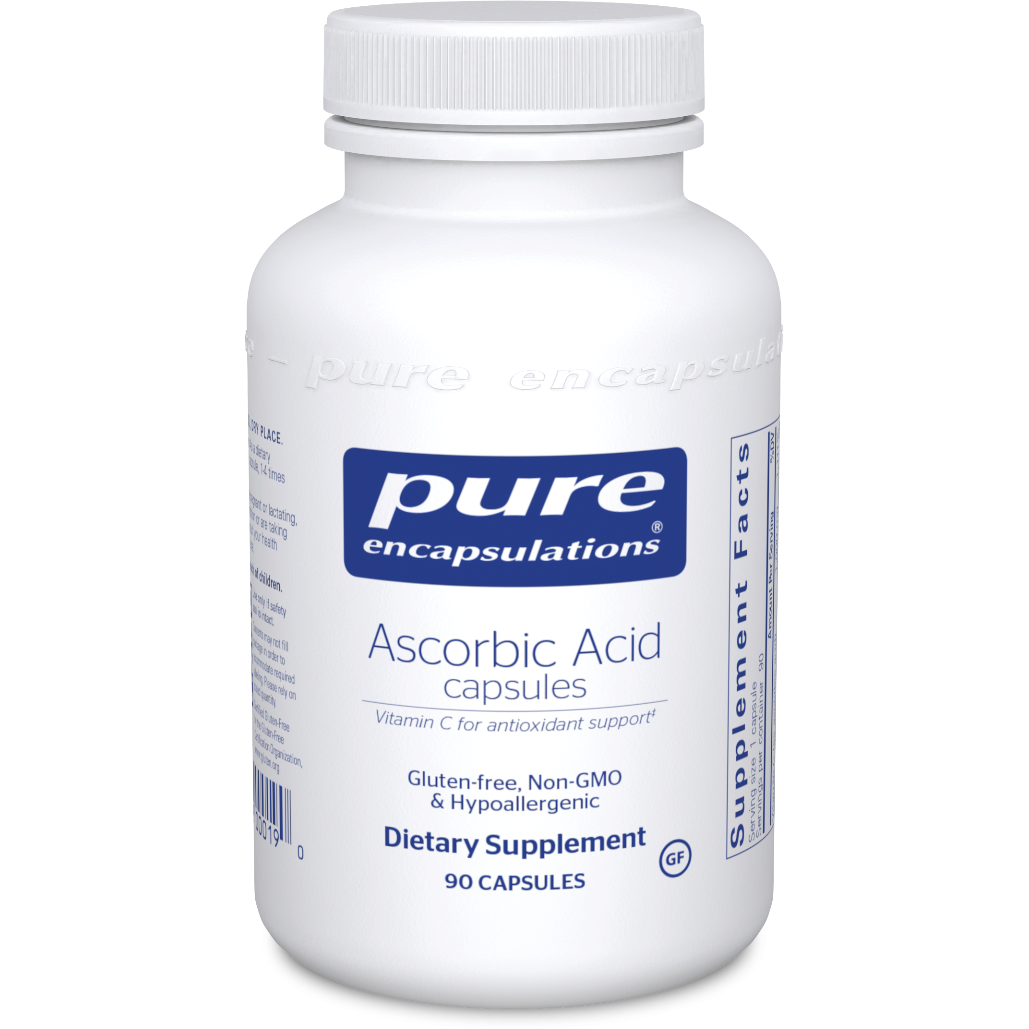 Pure Encapsulations - Ascorbic Acid Capsules - Capsules — Pine Street ...