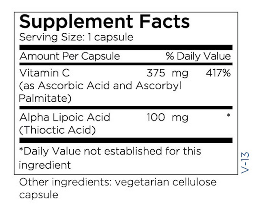 Alpha Lipoic Acid (100 mg) (90 Capsules)-Metabolic Maintenance-Pine Street Clinic