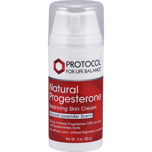 Progesterone Cream (3 Ounces)-Vitamins & Supplements-Protocol For Life Balance-Pine Street Clinic