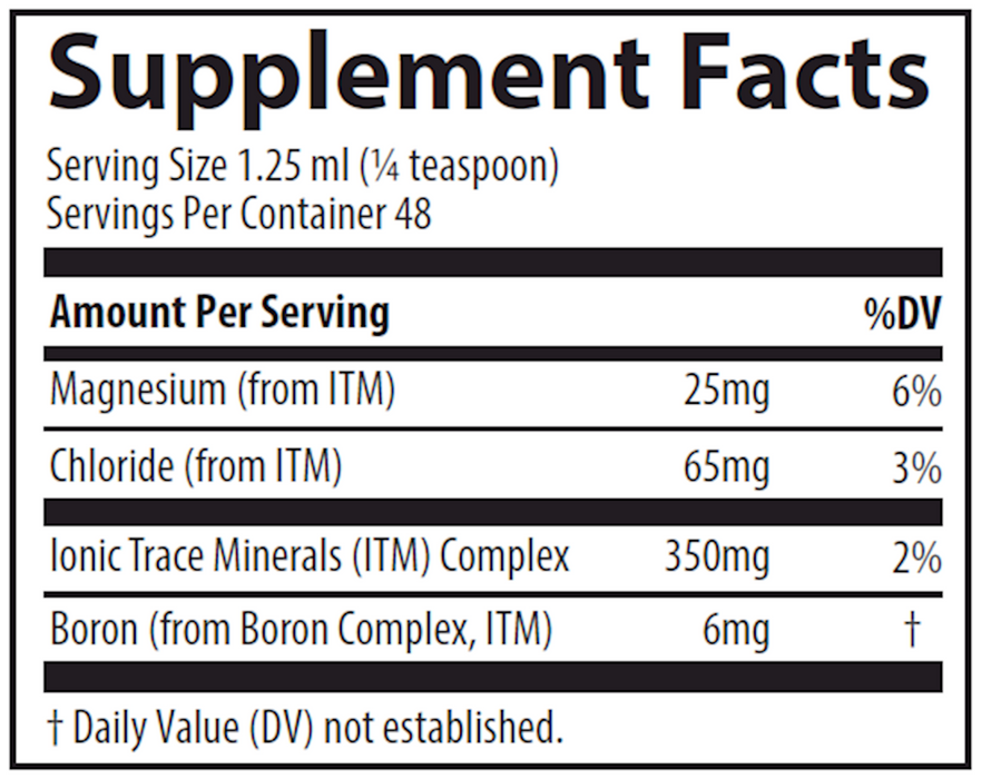 Ionic Boron (6 mg) (59 ml)-Vitamins & Supplements-Trace Minerals-Pine Street Clinic