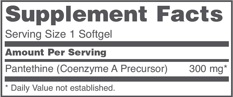 Pantethine (60 Softgels)
