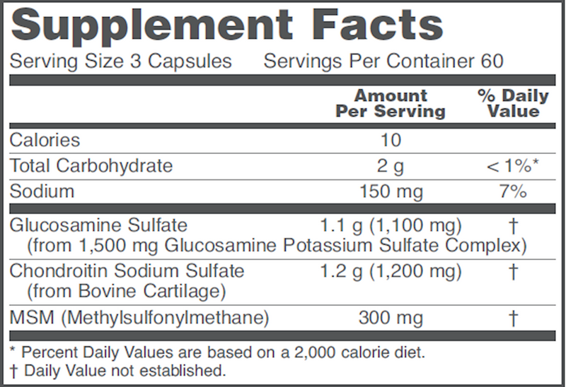Glucosamine & Chondroitin with MSM
