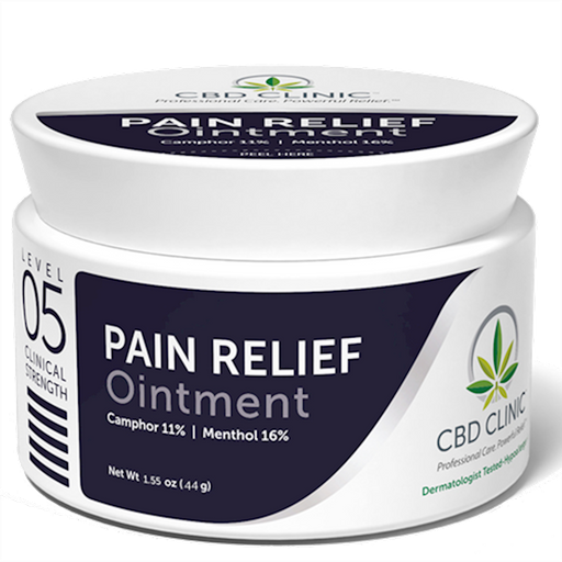 Level 5 Pain Relief Ointment-Vitamins & Supplements-CBD Clinic-1.55 Ounces (44 Grams)-Pine Street Clinic