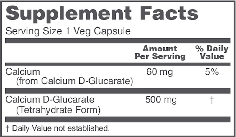 Calcium D-Glucarate (90 Capsules)