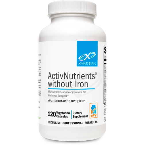 ActivNutrients without Iron-Vitamins & Supplements-Xymogen-120 Capsules-Pine Street Clinic