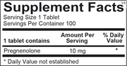 Pregnenolone (100 Tablets)